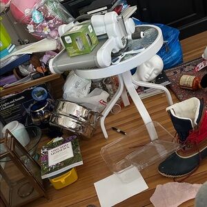 All Clad perforated insert steamer collander or pasta strainer 11”x 6”